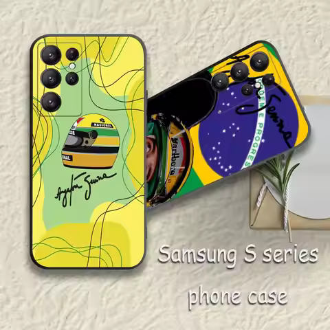 Ayrton S-Senna H-Helmet F-F1 Racing Case For Samsung Galaxy Case S25 S23 S22 S21 S30 S20 S10 Ultra P