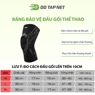 Băng Gối Thể Thao Aolikes Đệm Silicon Bảo Vệ Đầu Gối Chạy Bộ Đá Bóng