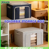 Shipped In 24 Cm.clothes Storage Box Linen Size 24l/66L/100L Has Large Capacity. Lightweight Easy To