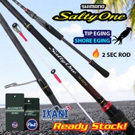 SHIMANO SALTYONE JORAN PANCING CANDAT SOTONG SHORE EGING TIP FISHING ROD SQUID MABANG CASTING