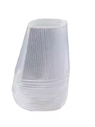 PVC Road Traffic Cone Sleeve, High Visibility, Reflective, 14cm * 25cm * 20cm