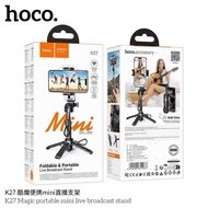 HOCO K27 ขาตั้งโทรศัพท์ 3in1 ด้ามจับมือถือ ขาตั้ง ไม้เซลฟี่ รีโมทบลูทูธ หมุน 360° Grip Phone Tripod