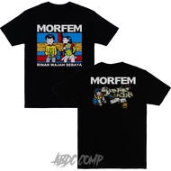 Morfem Binar sebaya Voll 3 / Kaos Band Morfem T-shirt Morfem/Kaos Band