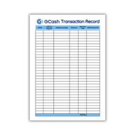 Gcash Transaction Record Pad 50 Sheets A5 size
