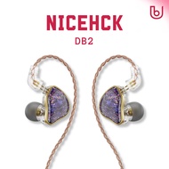 [READY STOCK] NICEHCK DB2 Earphones 10mm IEM Wired Dynamic Driver + BA HiFi In-Ear Alloy Earphone Hi