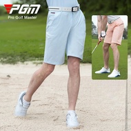 PGM Golf Clothing Men's Pants Summer Sports Shorts Elastic Belt Golf Pants KUZ183