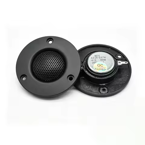 2 pcs Silk Dome Tweeter 4Ohm 30W Hifi Iron Net Flush Mount Car Speaker For Vehicle Audio System Upgr