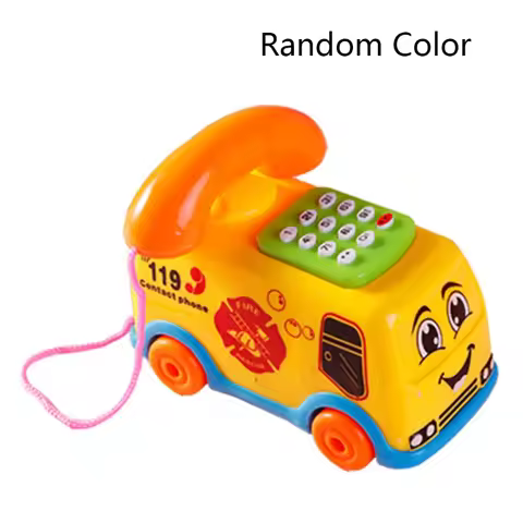 Children Lifelike Telephone Educational Set Toys for Over 1 Year Old Kids Keyboard Set Improve Intel