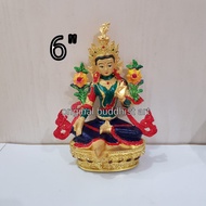 Goddess Tara green Tara statue 6 inch