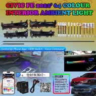 HONDA CIVIC FE 2022' 64 INTERIOR AMBIENT LIGHT