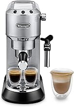 DeLonghi Dedica Style EC685.M - Espresso Coffee Machine, Panarello Steam Wand, 15 Bar, Plastic Tampe