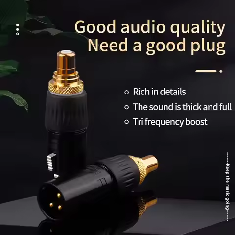 Hifi Audio Converter XLR 3 Pin To Jack RCA Female Plug Adapter XLR Connectors Speaker Amplifier RCA 
