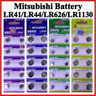 [SG Seller] Mitsubishi Battery LR44 SR44SW A76 AG13 LR41 SR41SW AG3 SR1130SW LR1130 LR54 AG10 189 LR