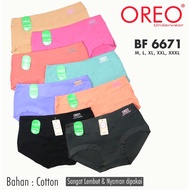 KATUN (6Pcs) Panties Coolmax Cotton Lupo OreoWanita 6671