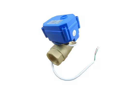 motorized ball valve DN20, G3/4", BSP ,12VDC, 2 way,electrical valve, motorized ball valve