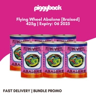 (CANS & CARTON PROMO) Flying Wheel Abalone [Braised] 425g | Expiry: 06 2025