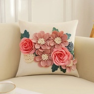 30x50cm/45x45cm French Style Pillowcase Flower Tree Patchwork Embroidered Cushion Cover Living Room 