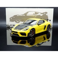 [MASH] Minichamps 1/18 Porsche 718 Cayman GT4 RS 2024 Yellow