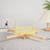 Yarn Ball Winder Wooden Handmade Yarn Winder Rotatable Wooden Yarn Winder for Home Use QBSL