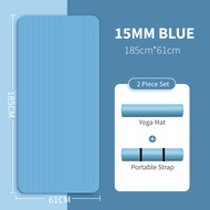 15MM NBR Yoga Mat EXTRA THICK Non-Slip Soft High Density Mat Gym Aerobic Home Fitness Exercise Worko