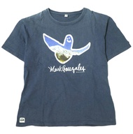 Mt RAINIER DESIGN x Mark Gonzales 特別訂製天使T卹，XL碼，海軍藍，短袖，上衣 [二手] [Mt RAINIER DESIGN x Mark Gonzales]