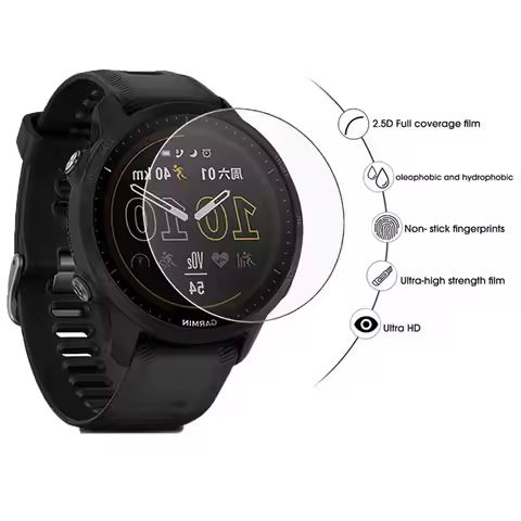 Tempered Glass For Garmin Forerunner 45 Clear Protector Film For Garmin Forerunner 935 245 165 Scree