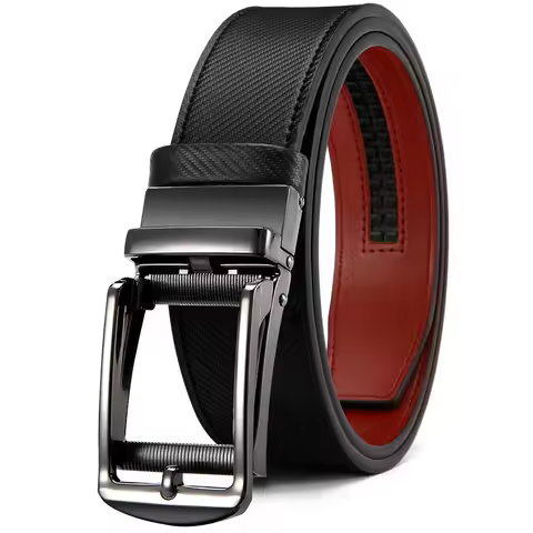 Mens Belts Metal Automatic Buckle Famous Brand Belt Men Quality Genuine Luxury Leather Belt for Men 