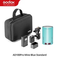 Godox AD100Pro AD100 PRO TTL HSS 100W สีแฟลชกล้องถ่ายรูปกลางแจ้ง2.4G แฟลชพกพาไร้สายสำหรับโซนี่นิกอนแ