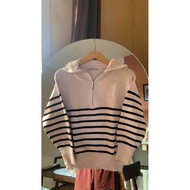 [Preloved] Ecinos Karen Half Zipper White