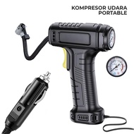 Pompa Ban Mobil Motor Elektrik Periksa Tekanan Angin Pompa Listrik Compressor Tire Air Pump- ST5007A