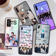 Huawei P10 P10 Lite P20 P20 Lite 2018 P20 P30 Pro P30 Lite Y5P Y6P TPU Spot black soft bag phone case BTS Cover