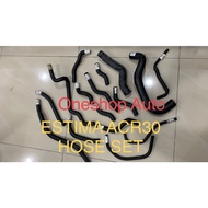 READY STOCK TOYOTA ESTIMA ACR30 2.4 RADIATOR HOSE  SET COMPLETE   .Suitable : TOYOTA ESTIMA ACR30 2.4cc only