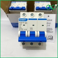 MCB 3 Phase MCB 3P Chint Nxb-63 3P Miniature Circuit Breaker Electrical Protection Panel
