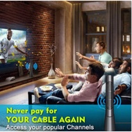 2024 Upgraded TV Aerial Indoor 5000 Miles 360 Reception Amplified Digital TV Aerial Freeview TV Aeri