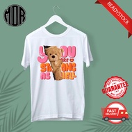 T-Shirt Cotton Bear | Unisex Tee 100% Cotton Tee I Baju Cartoon Bear Dewasa I Baju Beruang Dewasa