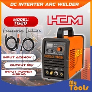 Mytools HCM TG20 DC Inverter TIG/MMA Welder 200A Welding Machine with TIG Torch & Accessories