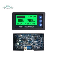 H56CS DC100V Coulometer Battery Capacity Tester 10A LCD Backlight Display Digital Ammeter Voltmeter 