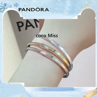 Signature I-D bangle Silver Rose Gold Shine 3 Color S925 Sterling Silver