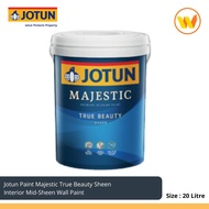 [Colours] 20Litre Jotun Paint Majestic True Beauty Sheen 20L (Interior Wall Paint Shining) Cat Dinding Rumah Kilat