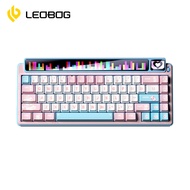 AULA LEOBOG AMG65โหมด Tri-Mode คีย์บอร์ดแบบกลไก67คีย์จอแสดงผลคู่8000พิมพ์แอร์ปั๊มพ์เสียงเงียบพิเศษ M