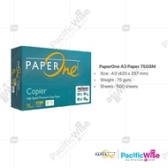 PaperOne/Double A/IK Yellow/A3 Copier Paper/A3 Kertas/(70Gsm/75Gsm/80Gsm)/(500s/Ream) - 1Ream
