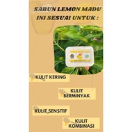 SABUN HONEY LEMON SABUN UNTUK KECUTKAN JERAWAT DAN JERAGAT SABUN HILANGKAN BINTIK BINTIK HITAM DI MU