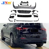 ABS Rear Bumper Diffuser With Exhaust Tips for Benz X254 GLC260 GLC300L SUV GLC63 AMG 2023-2024 Car 