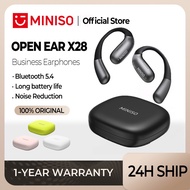 Miniso X28 OWS Open Earphone Wireless Earphone Bluetooth 5.4 TWS Sports Headset 3D Stereo Earbud Wit
