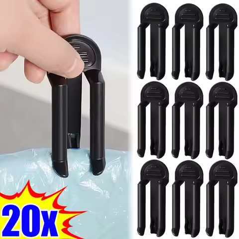 20/2PCS Household Rubbish Clip Garbage Bin Clip Useful Plastic Waste Can Trash Bag Clamp Bin Bag Hol