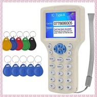 (QBEP) RFID NFC Smart Card Reader +5XUID/T5577 Keychain RFID Duplicator 125K 13.56M IC/ID Key Writer