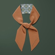 Matcha Cocoa 真絲 絲巾 twilly 100% silk | 150x5cm