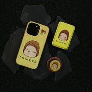 Meditation Nana girl pattern wallet stand protective case for iPhone 11 11 pro max 12 13 pro 15proma