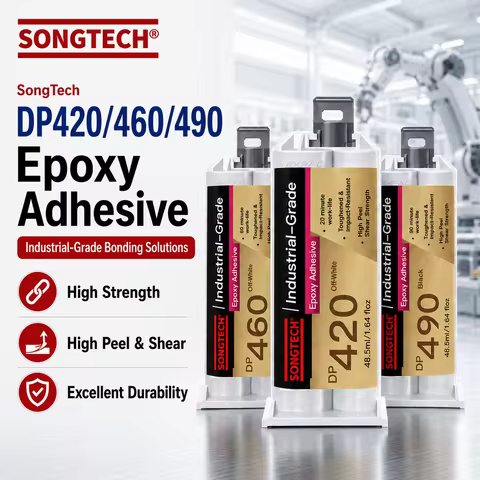 50ML Songtech 3M DP460 DP420 490 Epoxy Adhesive High Strength Toughened Glue for Electronic Specialt