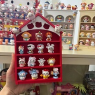 KT Cat Arch Bookshelf Storage Cabinet Candy Toy Cute Pellet kitty Display Rack Shelf Baby House Disp